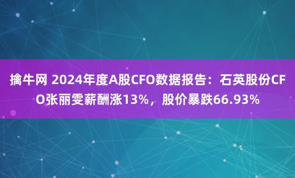 擒牛网 2024年度A股CFO数据报告：石英股份CFO张丽雯薪酬涨13%，股价暴跌66.93%