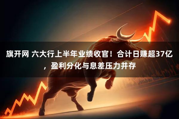 旗开网 六大行上半年业绩收官！合计日赚超37亿，盈利分化与息差压力并存