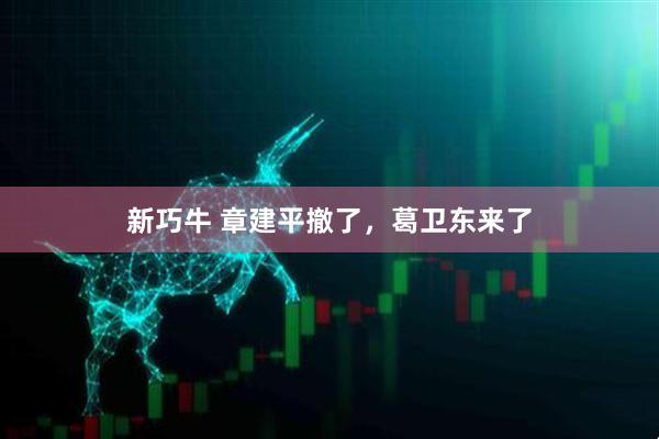新巧牛 章建平撤了，葛卫东来了