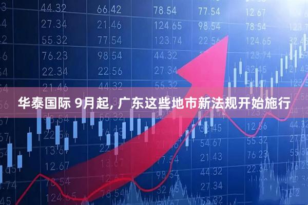 华泰国际 9月起, 广东这些地市新法规开始施行